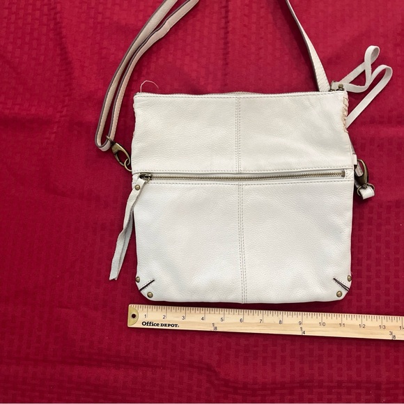 Lucky Brand Off white Crossbody Bag Genuine Leather - Picture 5 of 9
